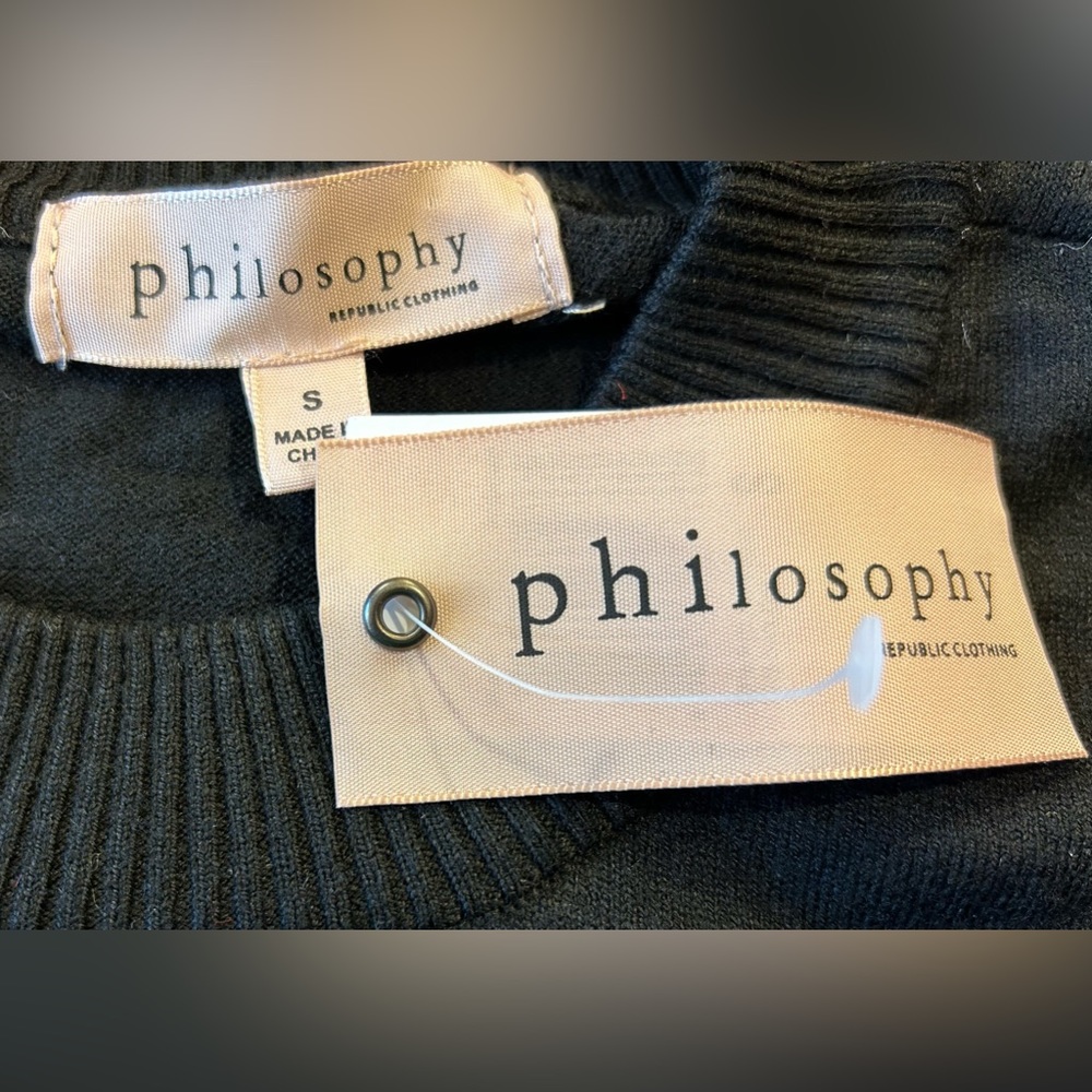 NWT Philosophy Dot Sweater - Picture 3 of 5